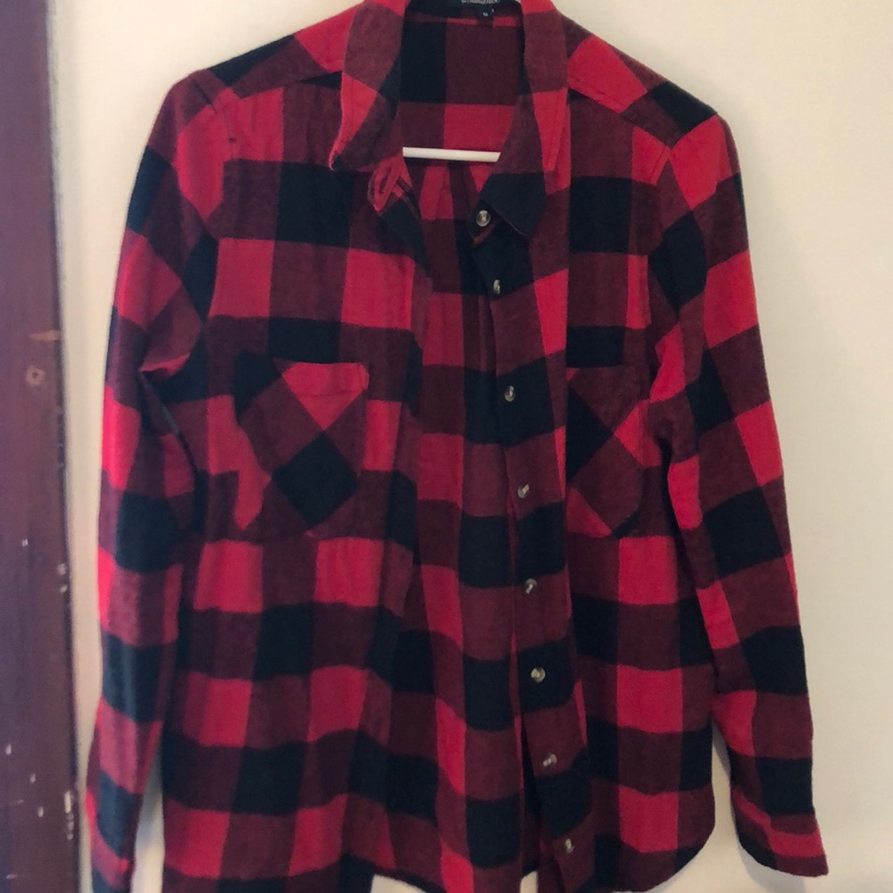 Red and black flannel